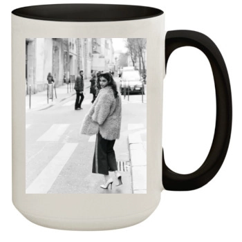 Barbara Palvin 15oz Colored Inner & Handle Mug