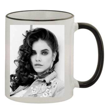 Barbara Palvin 11oz Colored Rim & Handle Mug