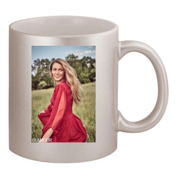 Blake Lively 11oz Metallic Silver Mug