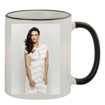 Bridget Regan 11oz Colored Rim & Handle Mug