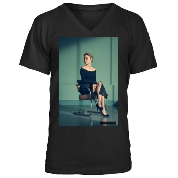 Brie Larson Men's V-Neck T-Shirt