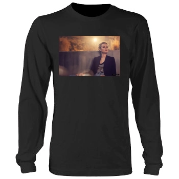 Brie Larson Men's Heavy Long Sleeve TShirt