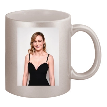 Brie Larson 11oz Metallic Silver Mug