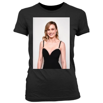 Brie Larson Women's Junior Cut Crewneck T-Shirt