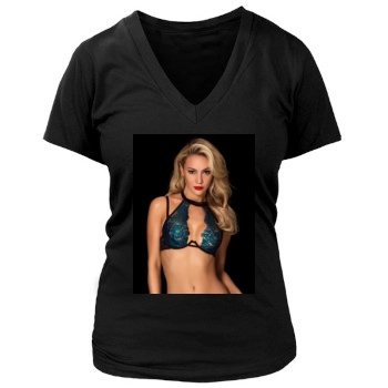 Bryana Holly Women's Deep V-Neck TShirt