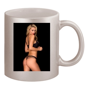 Bryana Holly 11oz Metallic Silver Mug