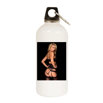 Bryana Holly White Water Bottle With Carabiner