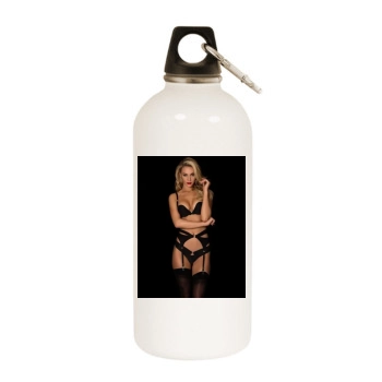 Bryana Holly White Water Bottle With Carabiner