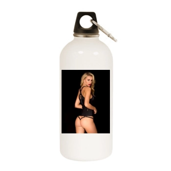 Bryana Holly White Water Bottle With Carabiner