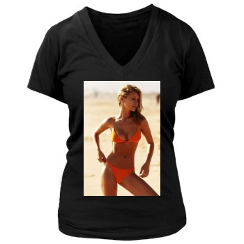 Bryana Holly Women's Deep V-Neck TShirt