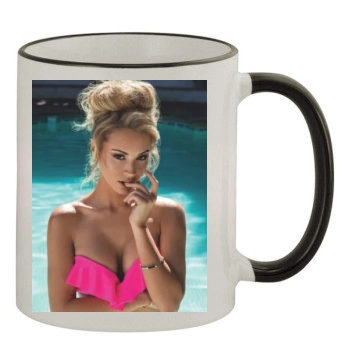 Bryana Holly 11oz Colored Rim & Handle Mug