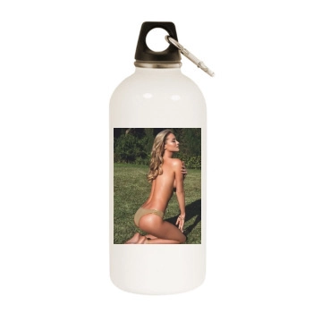 Bryana Holly White Water Bottle With Carabiner