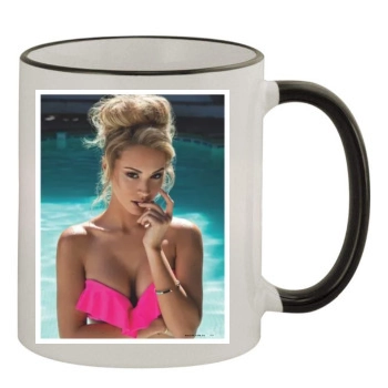 Bryana Holly 11oz Colored Rim & Handle Mug