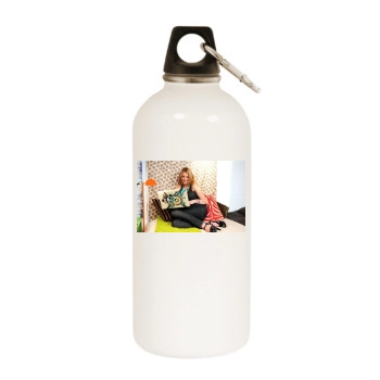 Blake Lively White Water Bottle With Carabiner