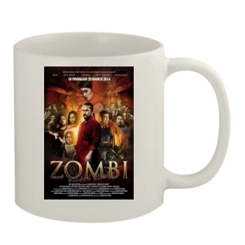 Zombi Kilang Biskut (2014) 11oz White Mug