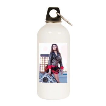 Cheryl Cole White Water Bottle With Carabiner