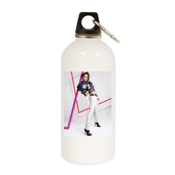 Cheryl Cole White Water Bottle With Carabiner