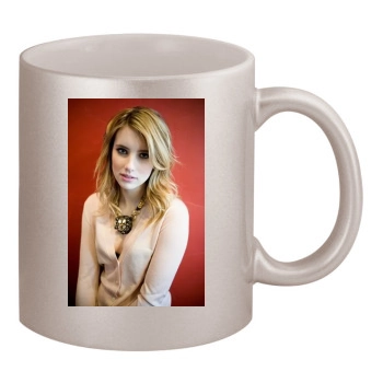 Emma Roberts 11oz Metallic Silver Mug