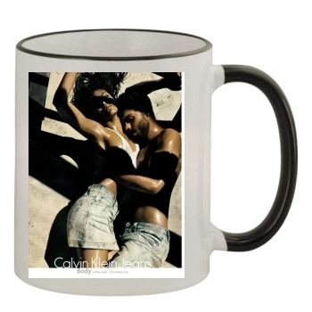 Eva Mendes 11oz Colored Rim & Handle Mug