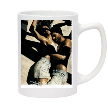 Eva Mendes 14oz White Statesman Mug