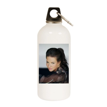 Evangeline Lilly White Water Bottle With Carabiner