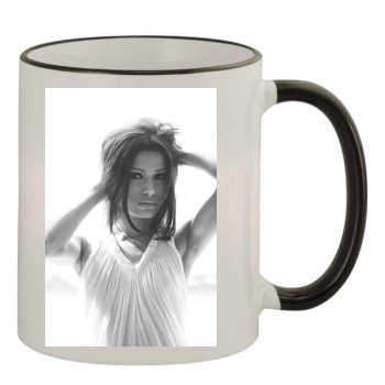 Freida Pinto 11oz Colored Rim & Handle Mug