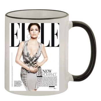 Jennifer Lopez 11oz Colored Rim & Handle Mug