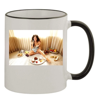 Jessica Szohr 11oz Colored Rim & Handle Mug