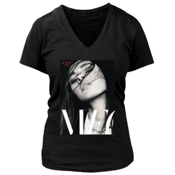 Megan Fox Women's Deep V-Neck TShirt