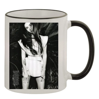 Megan Fox 11oz Colored Rim & Handle Mug