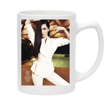 Megan Fox 14oz White Statesman Mug