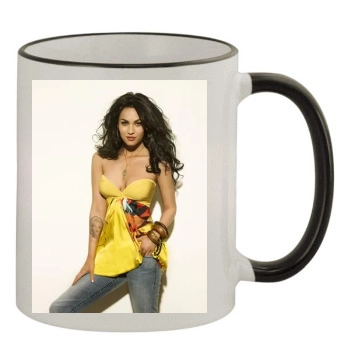 Megan Fox 11oz Colored Rim & Handle Mug