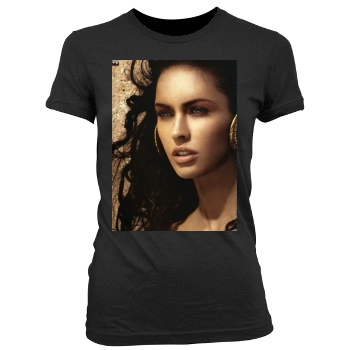 Megan Fox Women's Junior Cut Crewneck T-Shirt