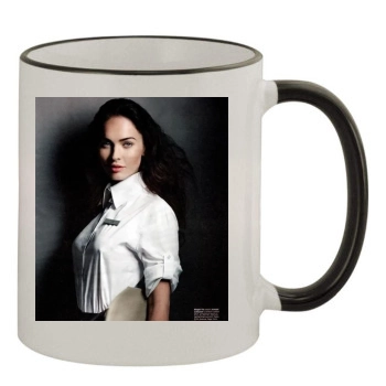 Megan Fox 11oz Colored Rim & Handle Mug