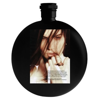 Megan Fox Round Flask