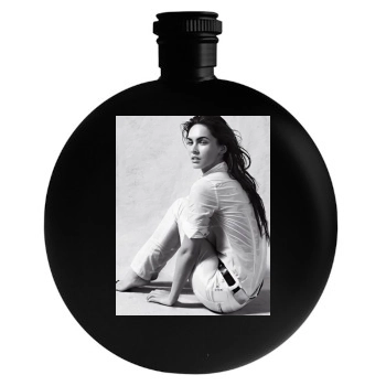 Megan Fox Round Flask