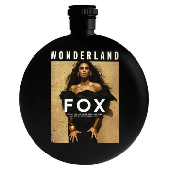 Megan Fox Round Flask