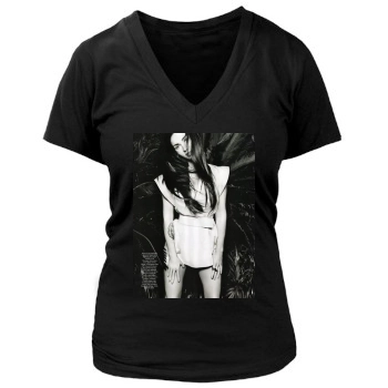 Megan Fox Women's Deep V-Neck TShirt