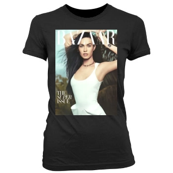 Megan Fox Women's Junior Cut Crewneck T-Shirt