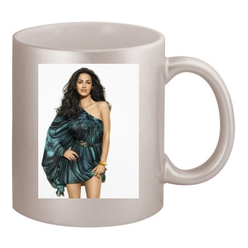 Megan Fox 11oz Metallic Silver Mug