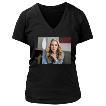 Anastacia Women's Deep V-Neck TShirt