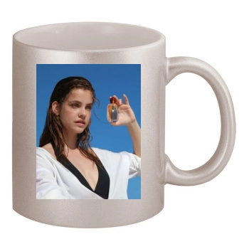 Barbara Palvin 11oz Metallic Silver Mug