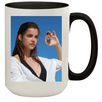 Barbara Palvin 15oz Colored Inner & Handle Mug