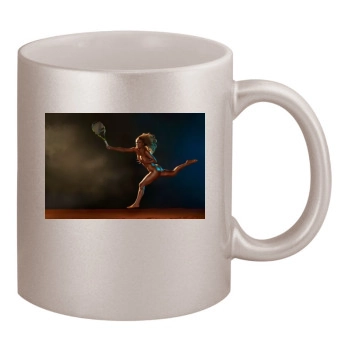 Caroline Wozniacki 11oz Metallic Silver Mug