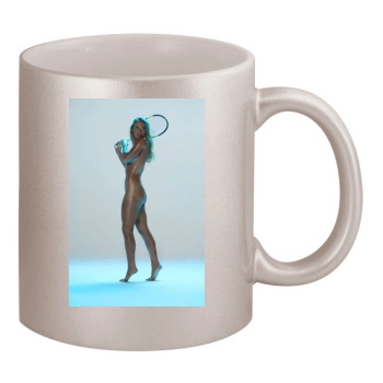 Caroline Wozniacki 11oz Metallic Silver Mug