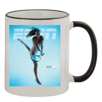 Caroline Wozniacki 11oz Colored Rim & Handle Mug