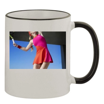 Caroline Wozniacki 11oz Colored Rim & Handle Mug