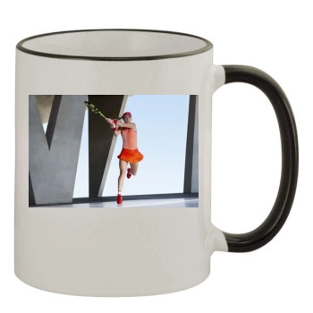 Caroline Wozniacki 11oz Colored Rim & Handle Mug