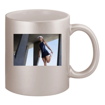 Caroline Wozniacki 11oz Metallic Silver Mug