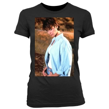 Catherine Bell Women's Junior Cut Crewneck T-Shirt